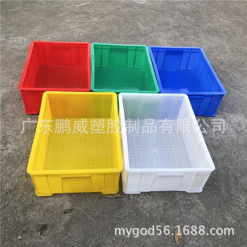 厂家现货海南海口五金电子元件箱 加厚物料箱 车间周转塑胶框